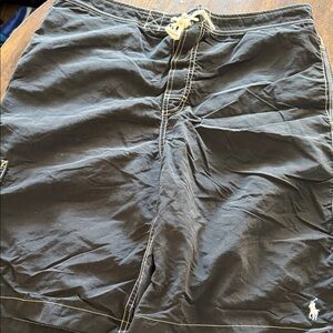 Polo by Ralph Lauren Black Swim Board Shorts. Mens L